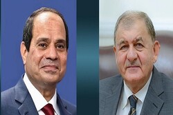تاکید رئیس جمهور عراق بر تحکیم روابط با مصر