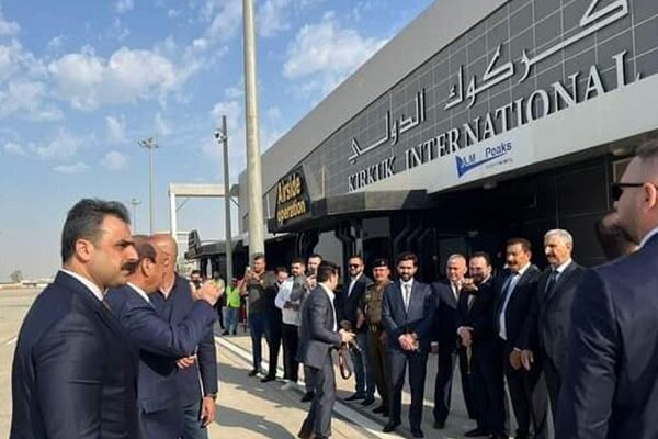 افتتاح ششمین فرودگاه بین المللی عراق در کرکوک