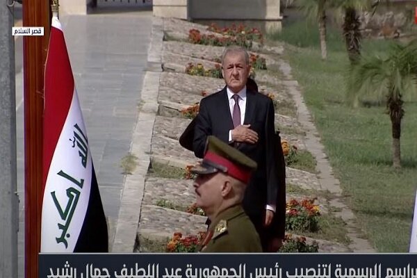 آغاز دوران ریاست جمهوری «عبداللطیف رشید» در عراق+ فیلم و تصاویر
