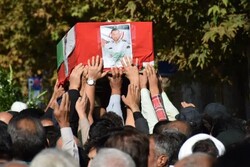 پیکر شهید عباسی در شاهرود تشییع شد