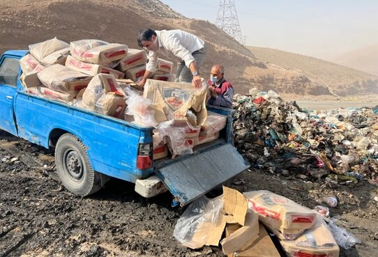 معدوم‌سازی بیش از یک تن محموله گوشت غیر قابل مصرف در خرم‌آباد