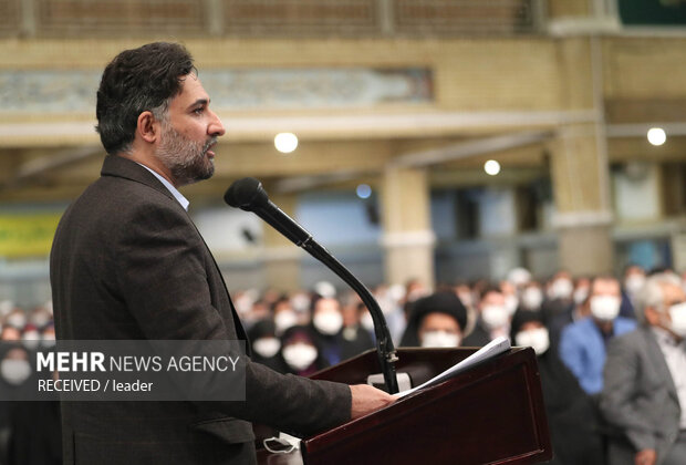 Leader meeting with Iranian elites, scientific talents
