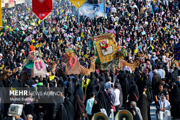برپایی کاروان استقبال نمادین ورود حضرت معصومه (س) به قم
