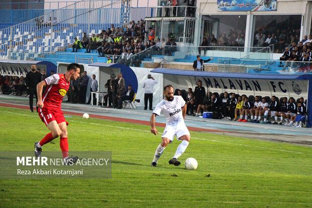 شکست ملوان در برابر پرسپولیس تهران