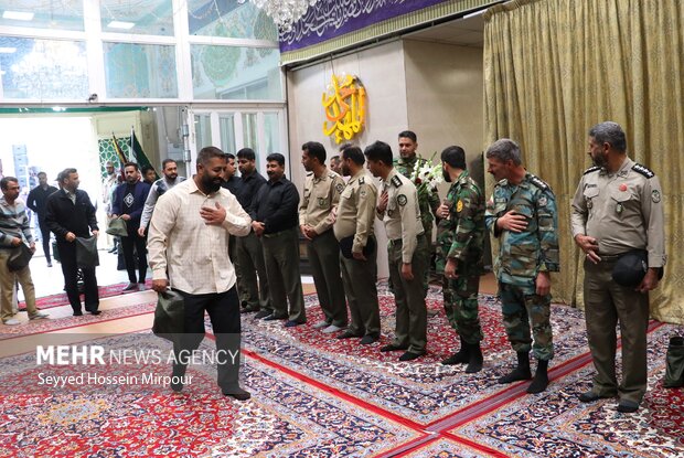 تشییع پیکر سرباز شهید احمد لطفی در مشهد