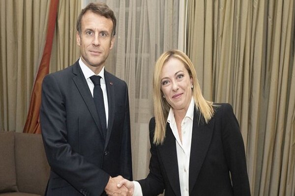 ماکرون با نخست وزیر جدید ایتالیا دیدار کرد