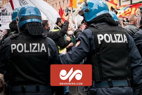 İtalya'da enerji krizine karşı protesto İtalya'da enerji krizine karşı protesto