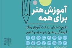 آموزش رایگان هنر در ۷ شهرستان استان اردبیل