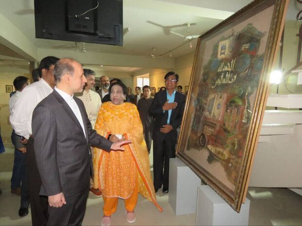 Iran Quranic Works, Calligraphy Exhibition opened in Pakistan Iran Quranic Works, Calligraphy Exhibition opened in Pakistan