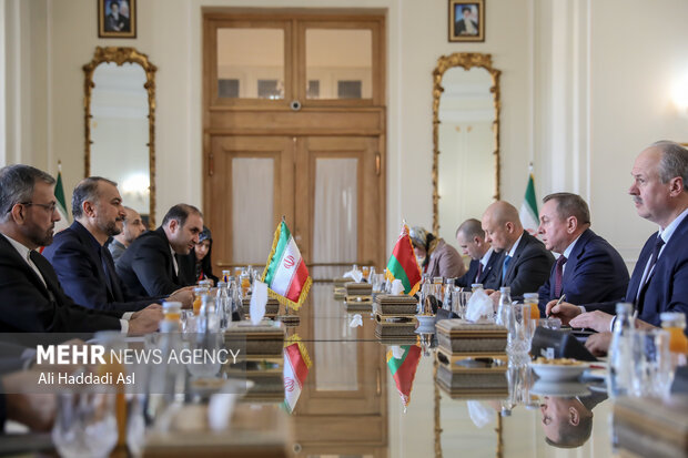 Amir-Abdollahian meeting with Belarusian counterpart
