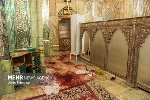 وضعیت حرم شاهچراغ(ع) شیراز پس از حمله تروریستی