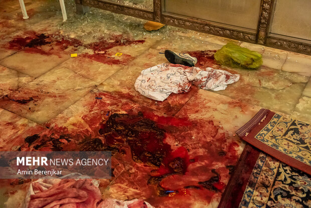 پیکر شهید حادثه تروریستی حرم شاهچراغ(ع) در مرودشت به خاک سپرده شد