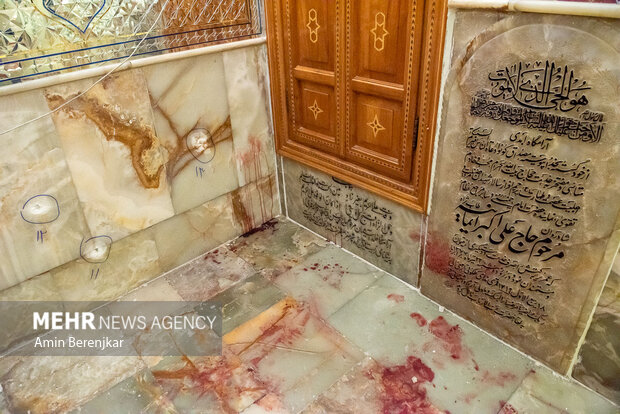 وضعیت حرم شاهچراغ(ع) شیراز پس از حمله تروریستی