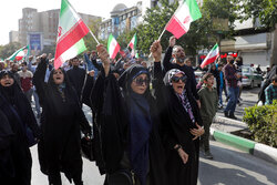 راهپیمایی نمازگزاران مشهدی در محکومیت جنایت اغتشاشگران