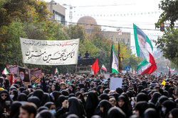 برگزاری راهپیمایی محکومیت حمله تروریستی به حرم شاهچراغ در زنجان