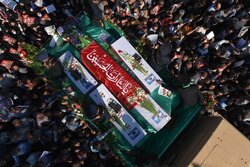 Funeral ceremony of Shah Cheragh martyrs in Shiraz