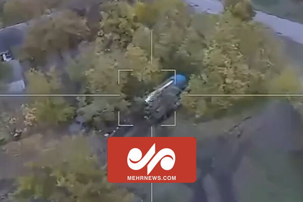 VIDEO: Russia destroys Ukrainian air defense with drone