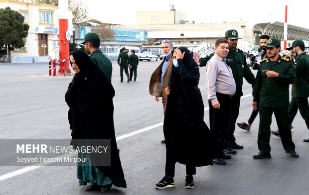 ورود پیکر مطهر شهدای حمله تروریستی شاهچراغ به مشهد