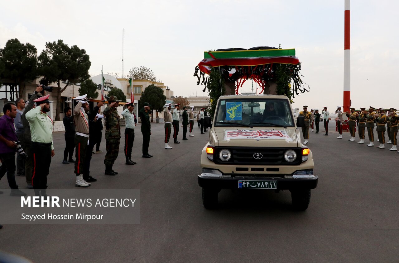 زائران شاهچراغ مهمان شاه خراسان/ستارهباران مشهدالرضادرتشییع شهدا