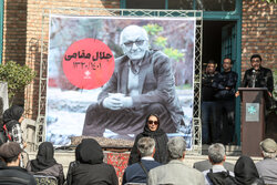 Funeral ceremony of voice actor Jalal Maghami