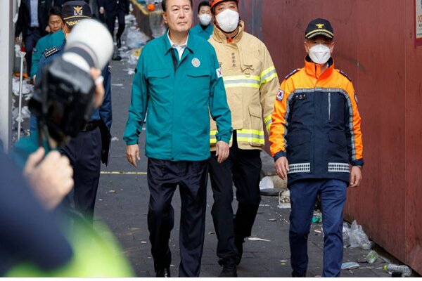 اعلام عزای عمومی در کره جنوبی/ ۱۵۱ نفر در جشن هالووین کشته شدند