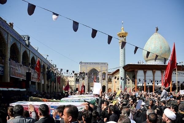 VIDEO: Funeral of 6 martyrs of Shah Cheragh terrorist attack