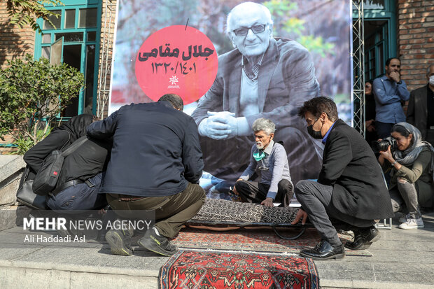 پیکر زنده یاد جلال مقامی بدرقه شد/ مردی که مظلوم زیست و مظلوم رفت
