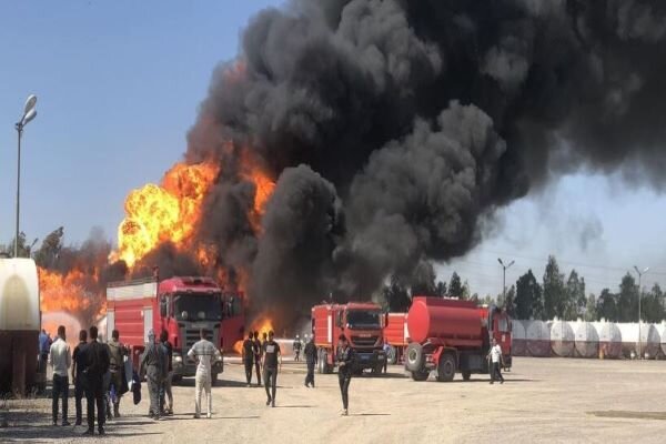 Fire reported near oil refinery in Iraq's Erbil