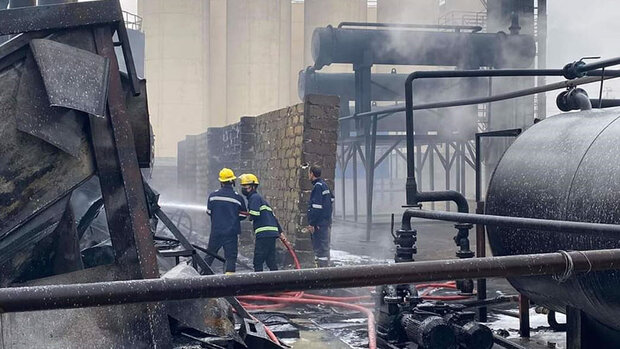 آتش سوزی در پالایشگاه نفت اربیل مهار شد+ تصاویر