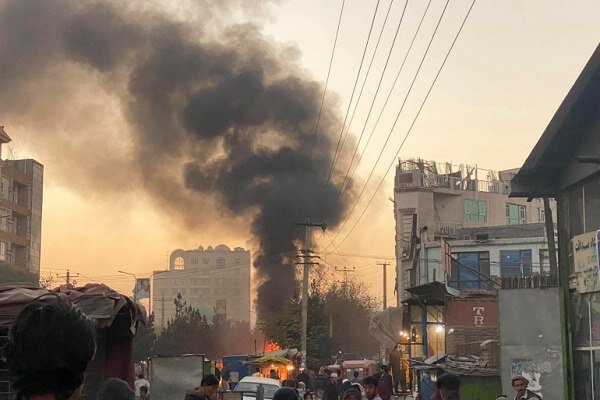 عملیات انتحاری نزدیک وزارت خارجه افغانستان در کابل