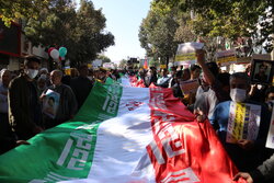 راهپیمایی ۱۳ آبان با حضور پرشور مردم برگزار می‌شود