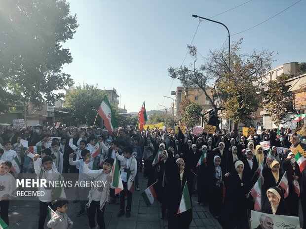 راهپیمایی ضد استکباری مردم کردستان 