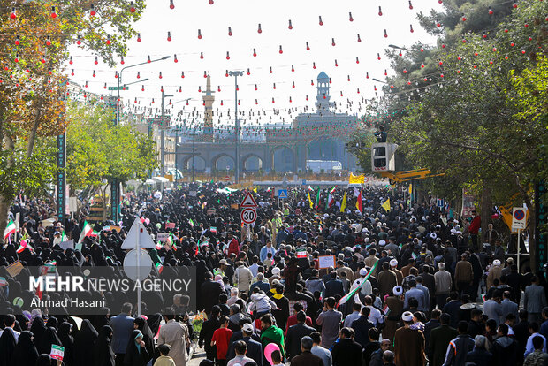 راهپیمایی ۱۳ آبان در مشهد