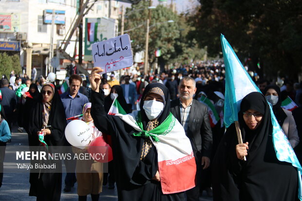 مراسم یوم الله 13 آبان در کرمانشاه