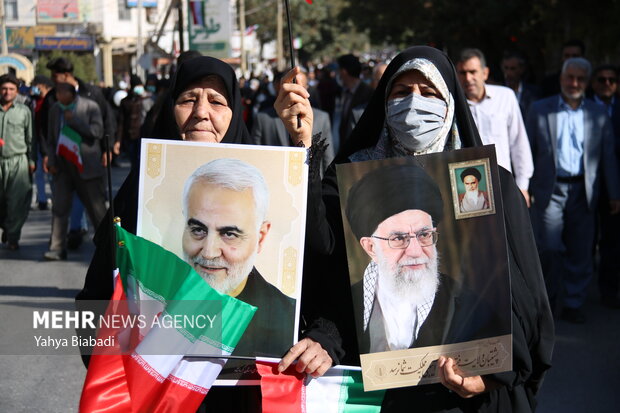 مراسم یوم الله 13 آبان در کرمانشاه