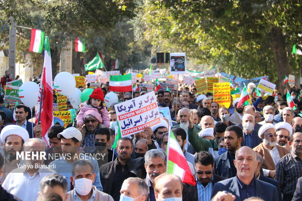 مراسم یوم الله 13 آبان در کرمانشاه