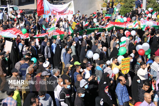 مراسم یوم الله 13 آبان در کرمانشاه