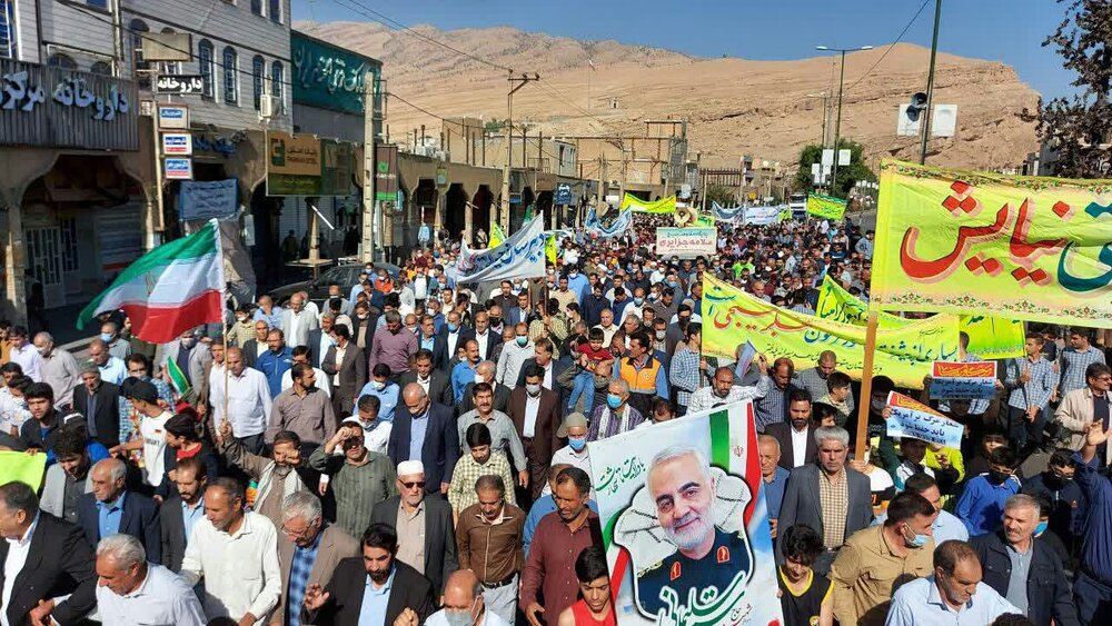 فریاد «مرگ بر آمریکا» بار دیگر در «هویزه ثانی» طنینانداز شد