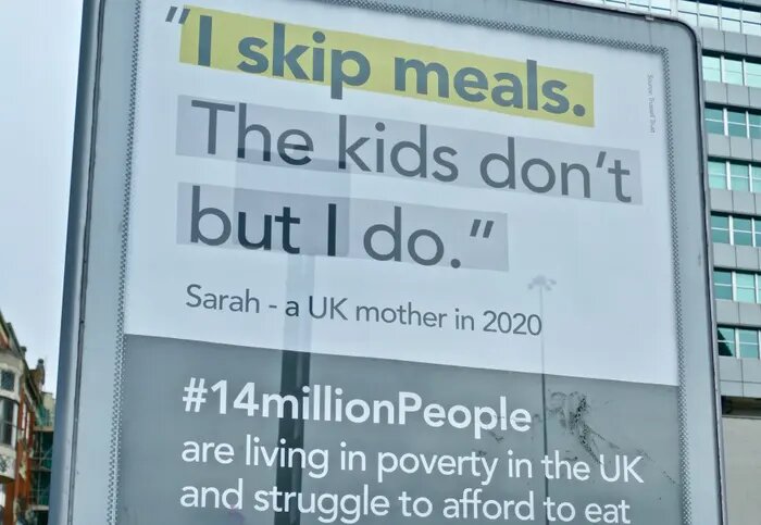 UK households slipping into poverty