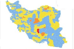 ۷ شهرستان خراسان شمالی در وضعیت زرد کرونایی قرار دارند