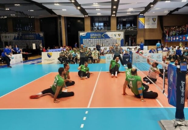 پیروزی تیم ملی والیبال نشسته مردان ایران برابر قزاقستان