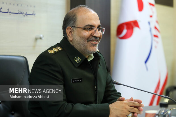 بازدید رئیس پلیس اگاهی تهران از خبرگزاری مهر