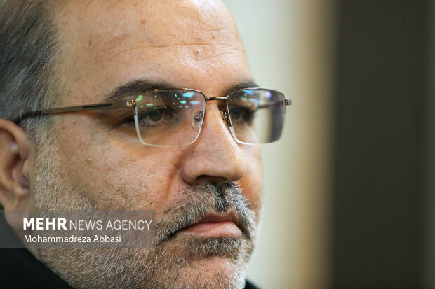 سرهنگ علی ولیپور گودرزی رئیس پلیس آگاهی تهران بزرگ در خبرگزاری مهر حضور دارد