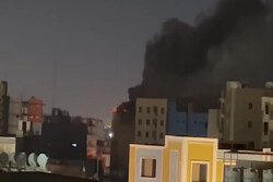 آتش سوزی گسترده در نجف