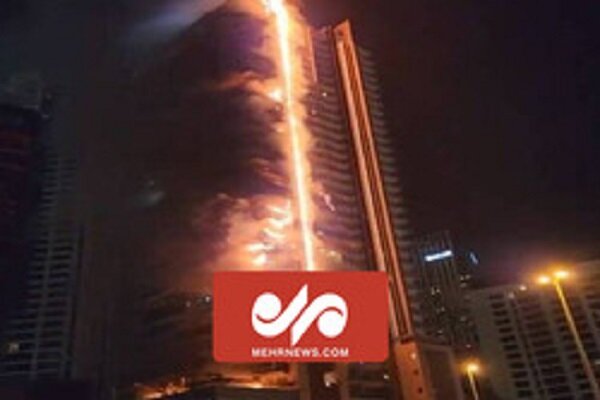 VIDEO: Large fire sweeps through residential tower in Dubai