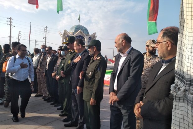 اردوی راهیان نور دانش آموزان استان بوشهر افتتاح شد