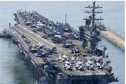 آمریکا ناو هواپیمابر در دریای ژاپن مستقر می‌کند