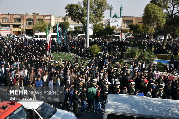 مراسم وداع و تشییع پیکر مطهر شهید مدافع وطن سجاد فراهانی