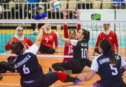 women's sitting volleyball