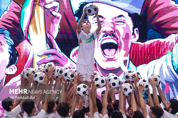 مراسم رونمایی از پیراهن تیم ملی فوتبال